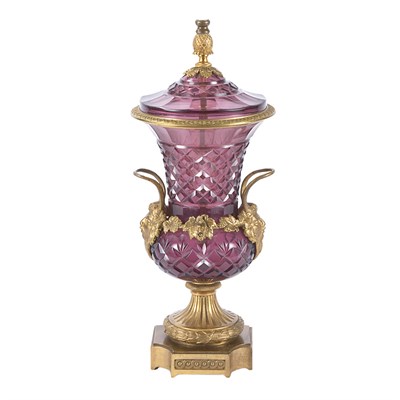 Lot 569 - Empire Style Gilt-Bronze Mounted Amethyst...