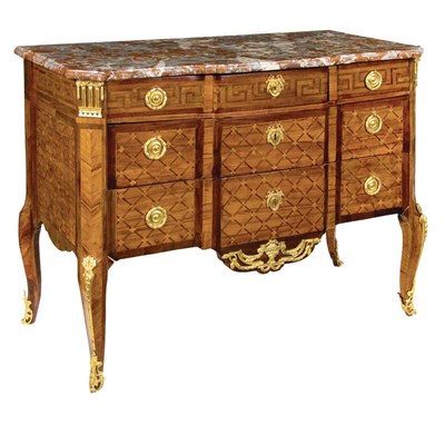 Lot 418 - Transitional Louis XV/XVI Gilt-Bronze Mounted...