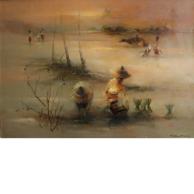 Lot 31 - Choo Keng Kwang Singaporean, b. 1931 Padi...