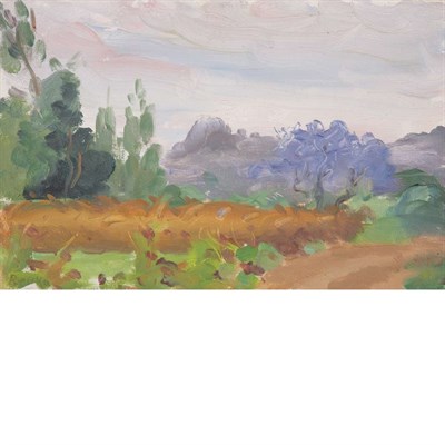 Lot 46 - Paul Resika American, b. 1928 The Road,...