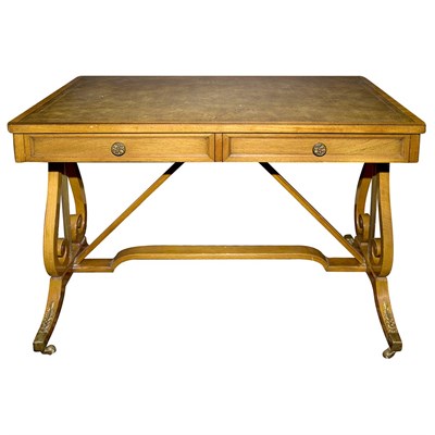 Lot 410 - Regency Style Mahogany Writing Table Height 30...