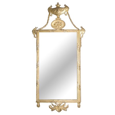 Lot 333 - Neoclassical Style Gilt-Wood Mirror Height 36...