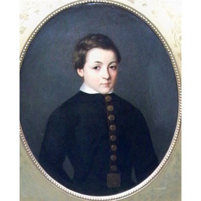Lot 37 - French School 19th Century Portrait of a...