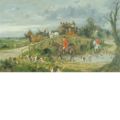 Lot 25 - George Wright British, 1860-1942 Coaching and...