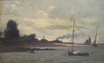 Lot 41 - Frank Hill Smith American, 1841-1904 Ships...