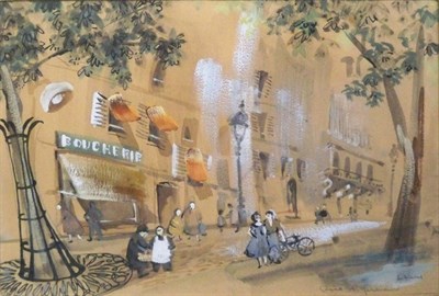 Lot 39 - J. Field 20th Century Rue St. Germain Signed J....