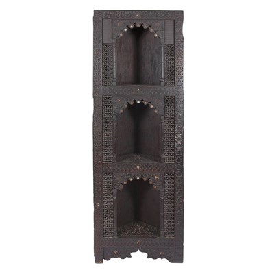 Lot 500 - Moroccan Mother-of-Pearl Inlaid Dark Stained...