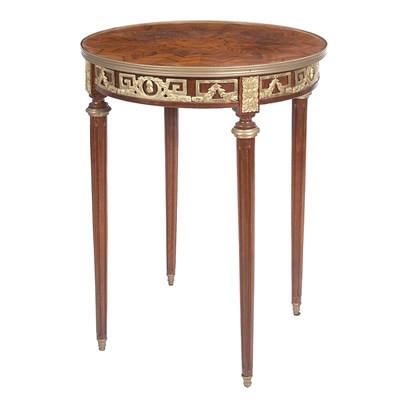 Lot 1437 - Louis XVI Style Gilt-Metal Mounted Parquetry...