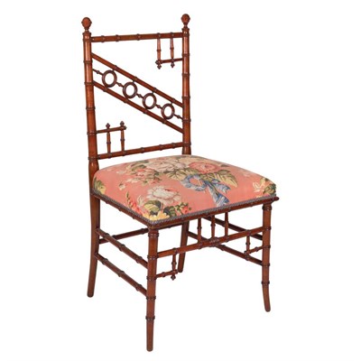 Lot 143 - American Aesthetic Movement Dark Stained Faux...