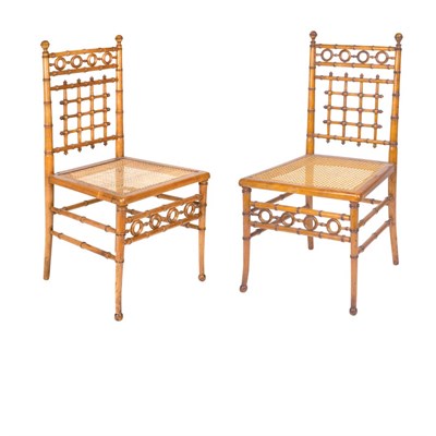 Lot 144 - Assembled Pair of American Aesthetic Movement...