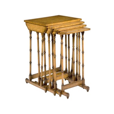 Lot 261 - Nest of Four Regency Style Tables Height of...