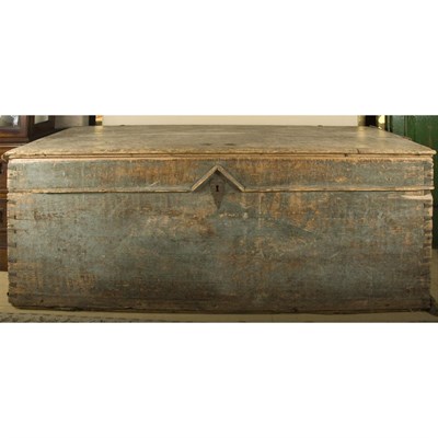 Lot 355 - Continental Painted Pine Storage Chest Height...