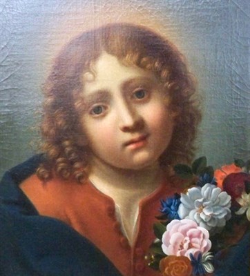 Lot 105 - (i) After Carlo Dolci The Christ Child Oil on...