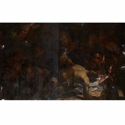 Lot 96 - Italian School 17th Century Entombment of...