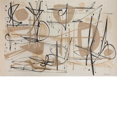 Lot 29 - Jimmy Ernst American, 1920-1984 Untitled, 1951...