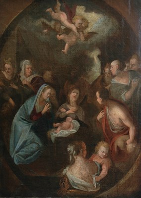 Lot 84 - Italian School 16th/17th Century Adoration of...