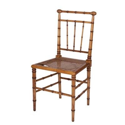 Lot 147 - American Aesthetic Movement Faux Bamboo Maple...
