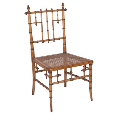 Lot 148 - American Aesthetic Movement Faux Bamboo Maple...