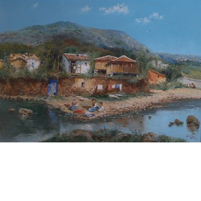 Lot 62 - Attributed to Gutavo Gallardo View in Asturias...