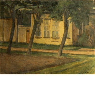 Lot 56 - Alfred Justitz German, 1879-1934 View of a...