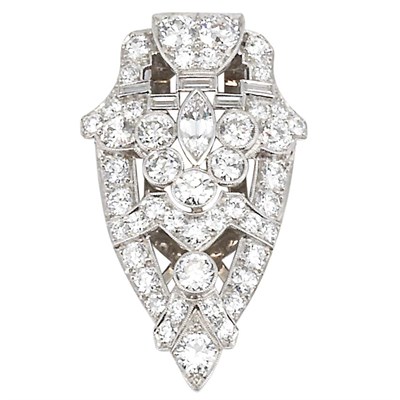 Lot 144 - Art Deco Diamond Clip