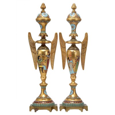 Lot 378 - Pair of French Art Deco Egyptian Revival...