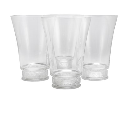 Lot 358 - Set of Eleven Lalique Glass Reims Water...