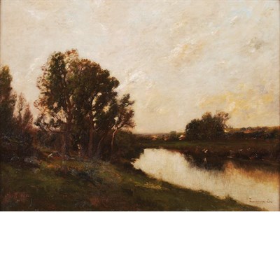 Lot 200 - Edward B. Gay American, 1837-1928 Landscape at...
