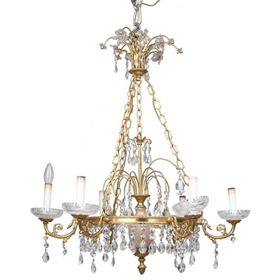 Lot 320 - Continental Neoclassical Style Gilt-Metal and...