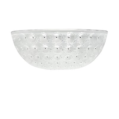 Lot 368 - Lalique Molded Glass Nemours Bowl Modern Of...