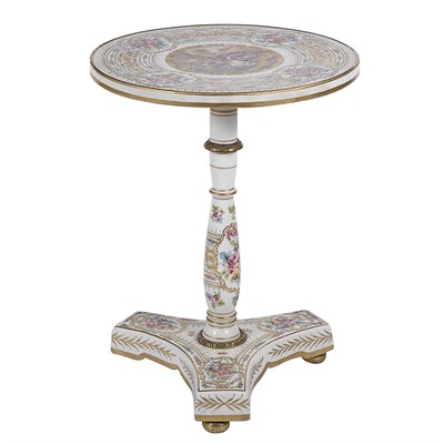 Lot 418 - Sevres Style Gilt and Polychrome Decorated...