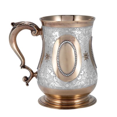 Lot 293 - George II Silver Gilt Mug William Grundy,...