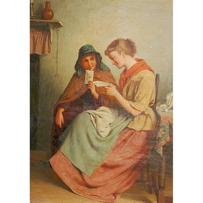 Lot 5A - English School 19th Century The Love Letter...