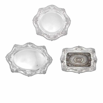 Lot 192 - Group of Three Galt & Bro., Inc. Sterling...