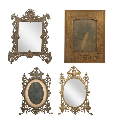 Lot 399 - Group of Metal Photograph Frames and Dressing...