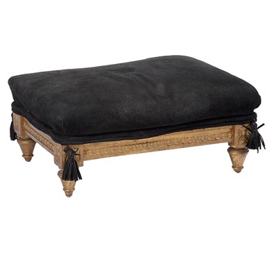 Lot 306 - Louis XVI Style Carved and Gold Painted...