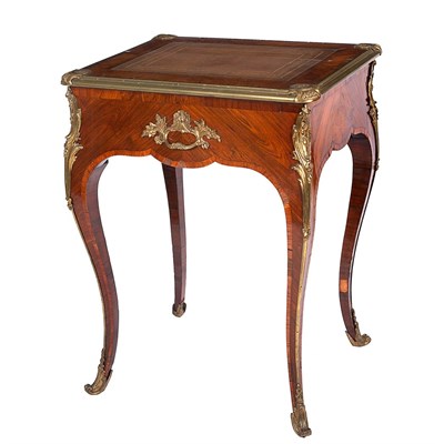 Lot 108 - Louis XV Style Gilt-Metal Mounted Walnut Side...