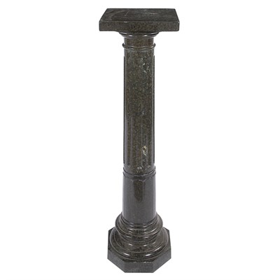 Lot 453 - Neoclassical Style Green Marble Pedestal The...