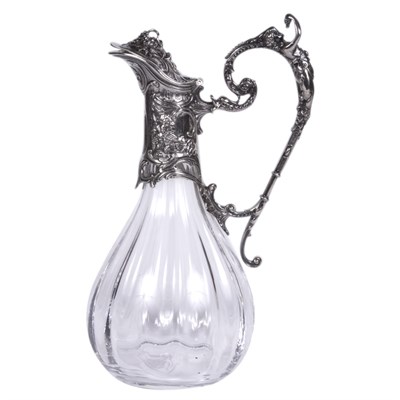 Lot 1182 - Silver Plate Mounted Cristallerie de Lorraine...