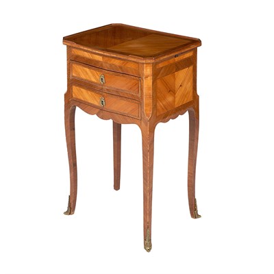 Lot 402 - Late Louis XV Tulipwood Table a Ecrire Circa...