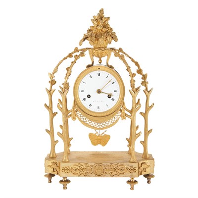 Lot 529 - Empire Gilt-Bronze Mantel Clock First quarter...