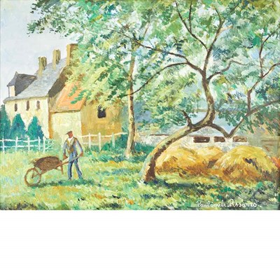 Lot 45 - Paul Emile Pissarro French, 1884-1972 La Ferme...