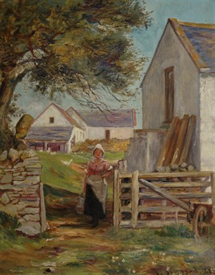 Lot 1038 - Attributed to Alexander Davidson The Milkmaid...
