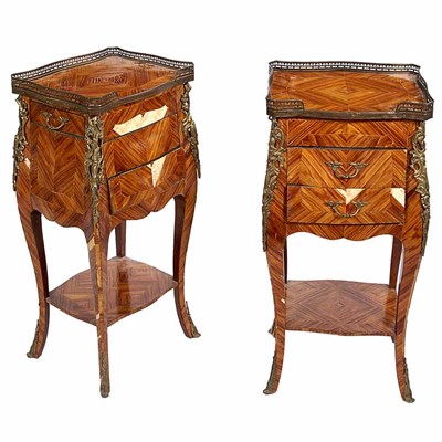 Lot 1406 - Pair of Transitional Louis XV/XVI Style...