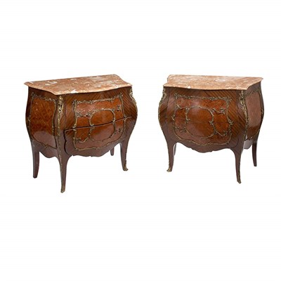 Lot 571 - Pair of Transitional Louis XV/XVI Style...