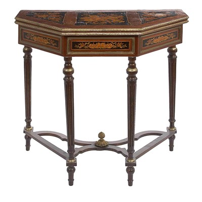 Lot 1429 - Napoleon III Style Gilt-Metal Mounted Faux...
