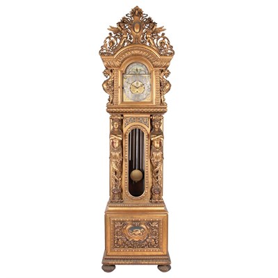 Lot 1318 - American Renaissance Revival Carved and...