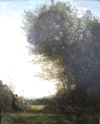 Lot 1033 - Manner of Jean-Baptiste-Camille Corot Solitary...