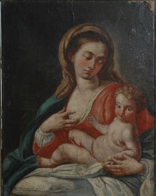 Lot 115 - Italian School 17th/18th Century Madonna and...