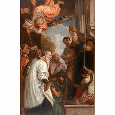 Lot 95 - School of Paolo Veronese The Consecration of...